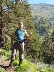 Връх Пирин зад мен