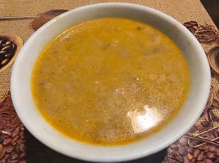 Vegan Tripe Soup with Oyster Mushrooms