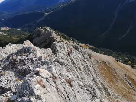 Изкачване на връх Вихрен по Джамджиевият ръб