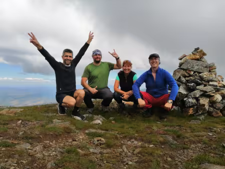 Изкачване на вр.Малък Полич от с.Падала