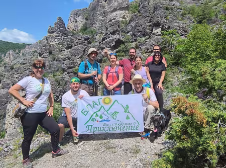 Hike in Shegava Canyon