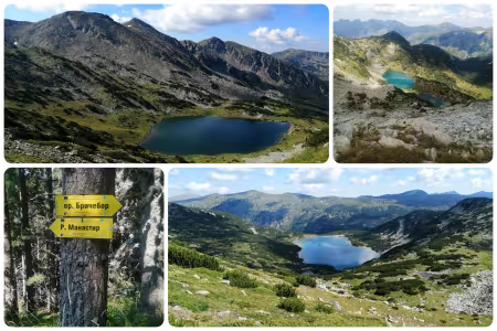 От Хижа Рибни Езера до Рилският Манастир по рида Бричебор